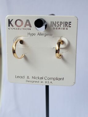 KOA Collection Gold Hoop Earrings